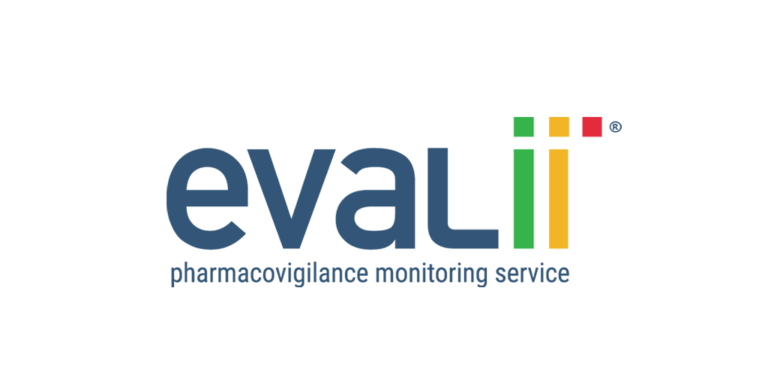 Logo der Pharmakovigilanz Monitoring Software evalii