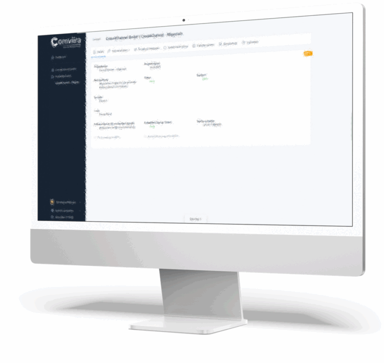 Comviira Dashboard für Broadcast-Messages